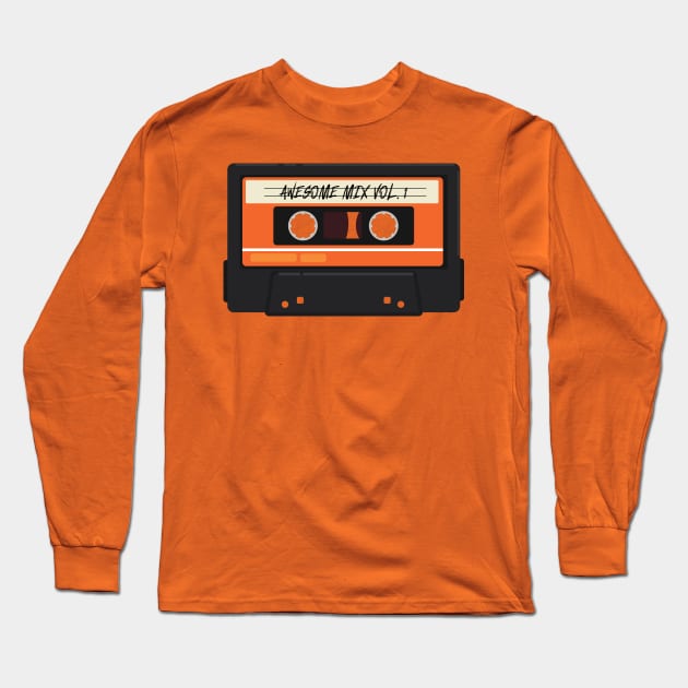 Cassette awesome mixtape Long Sleeve T-Shirt by waltzart